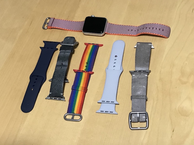 Watch bands, perhaps too many …