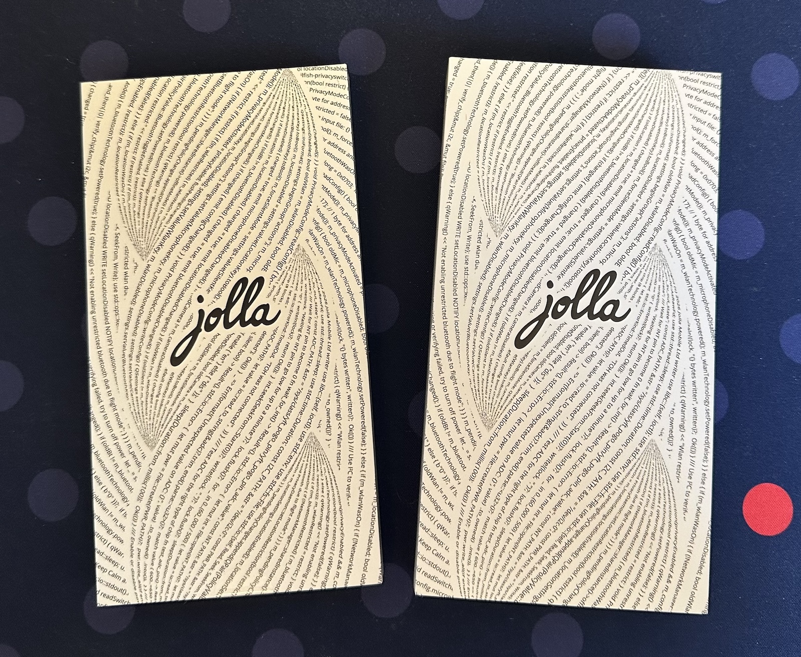 The box of the Jolla phone next to the box for its protective cover